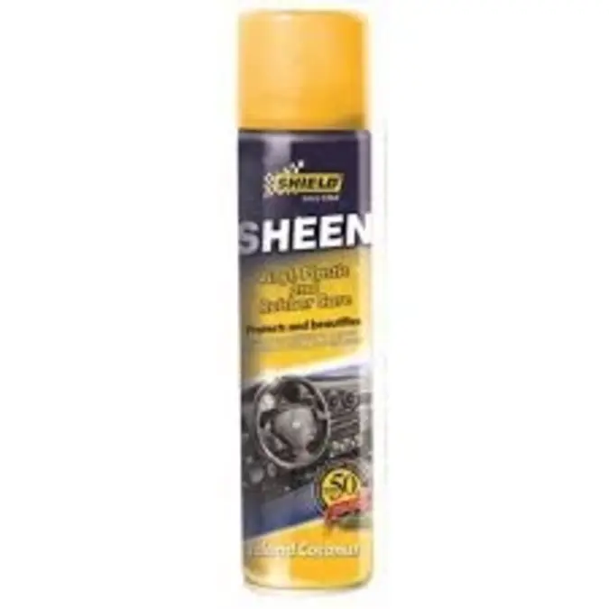 Shield Sheen Vinyl Plastic & Rubber Care Island Coconut 300ml